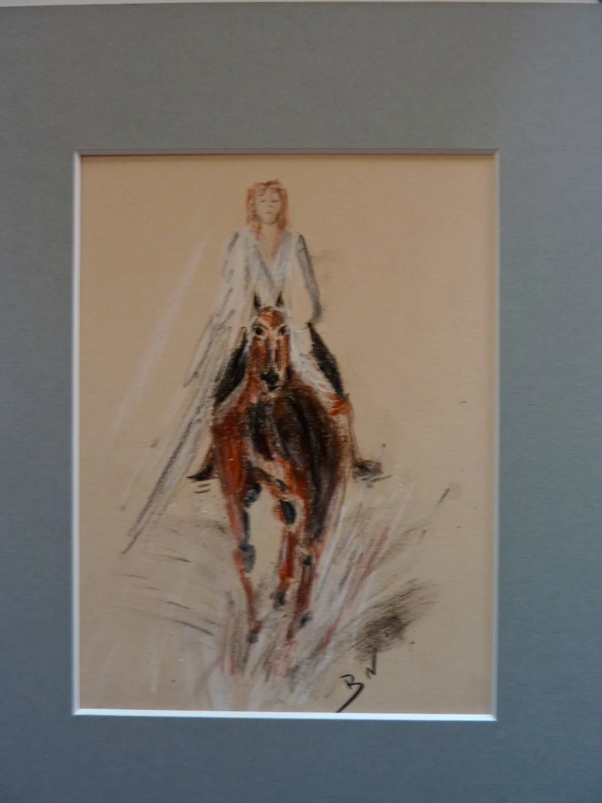 Cavalière, dessin de Béhenne
