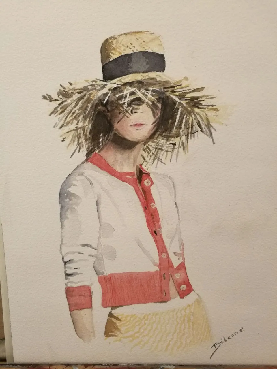 Channel, aquarelle de Béhenne