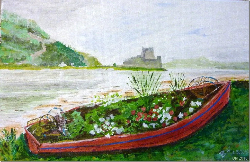 Ile de skye, août 2006, acrylique de Béhenne