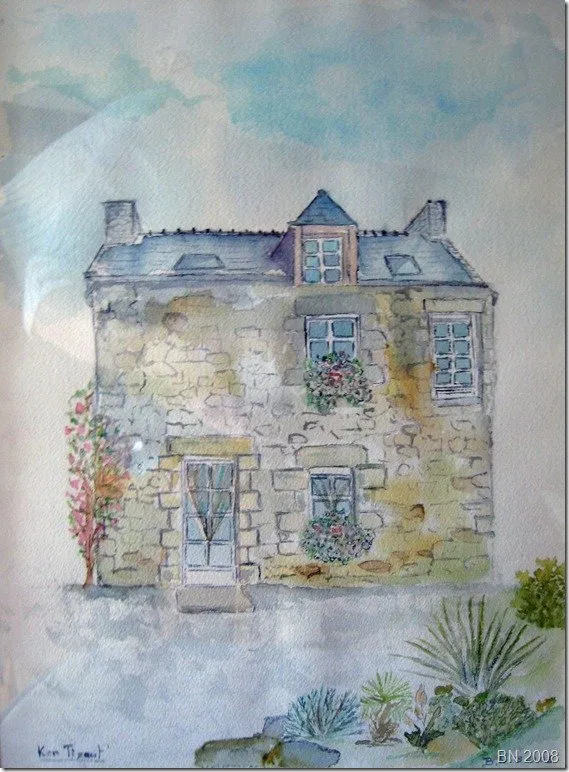 Ker tizaut, aquarelle de Béhenne