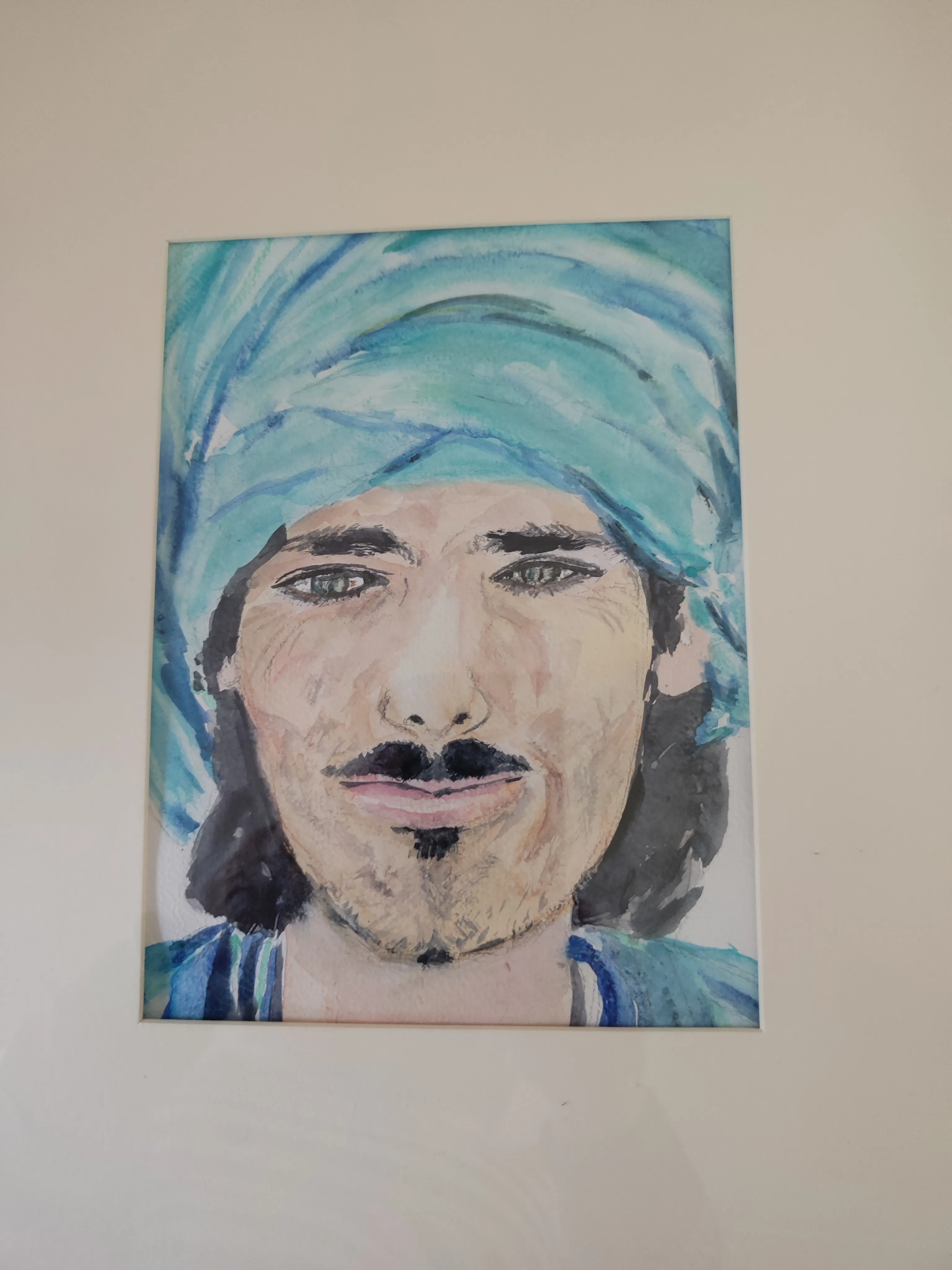 Le bédouin, aquarelle de Béhenne