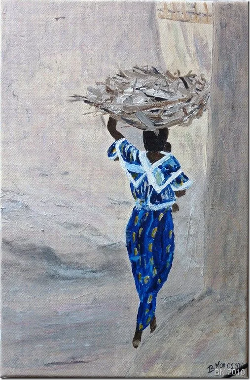 Légèreté et élégance, acrylique de Béhenne