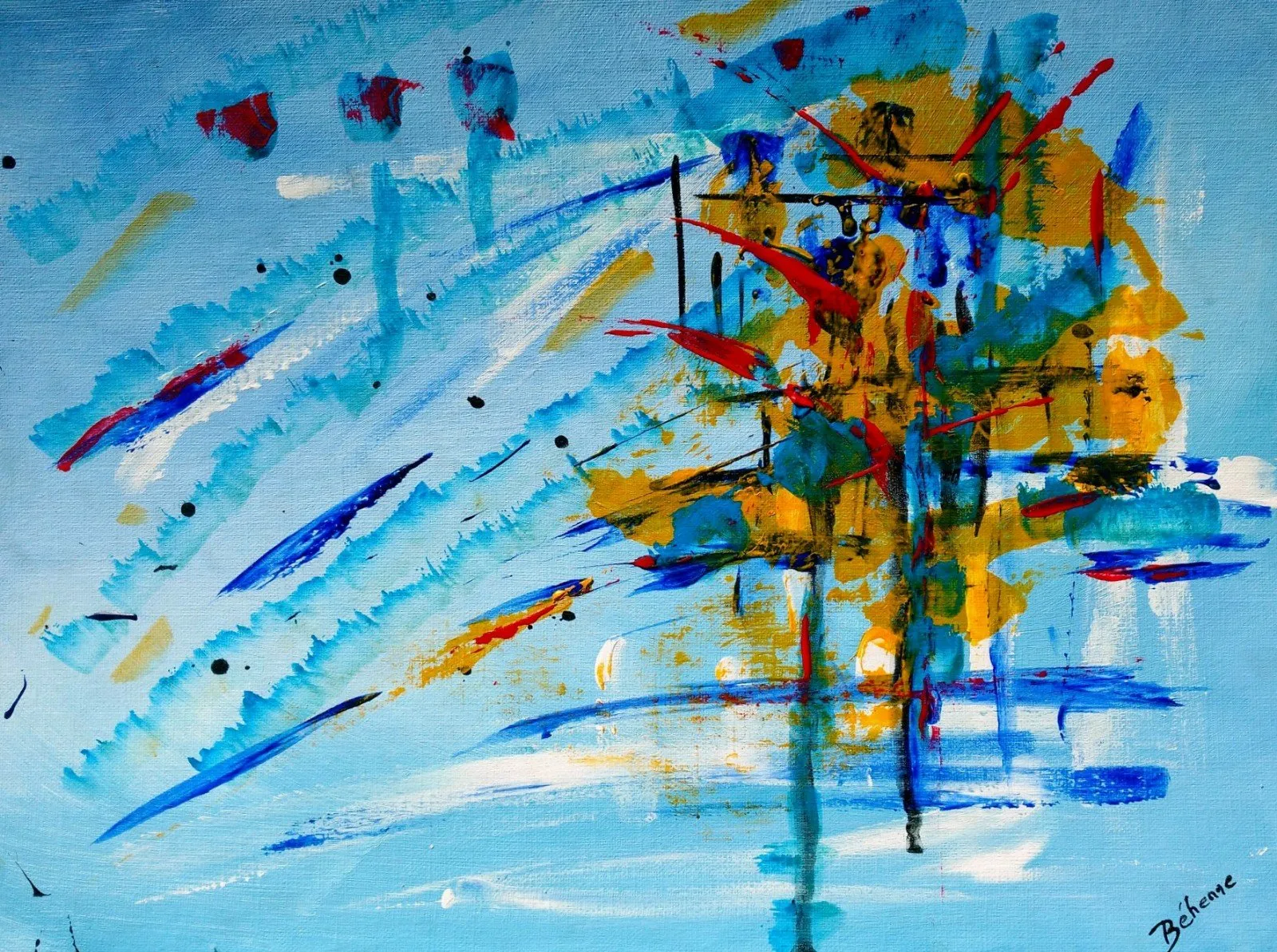 Mirages, acrylique de Béhenne