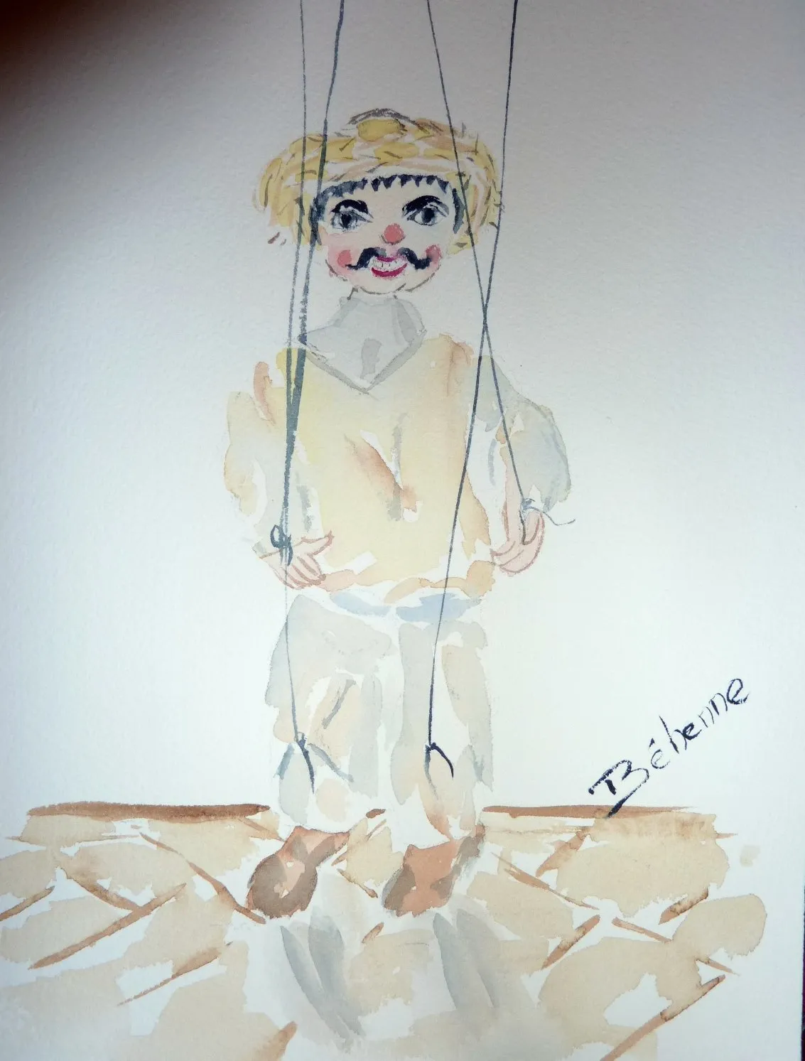 Pablito, aquarelle de Béhenne