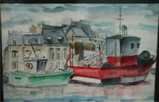 Paimpol, aquarelle de Béhenne