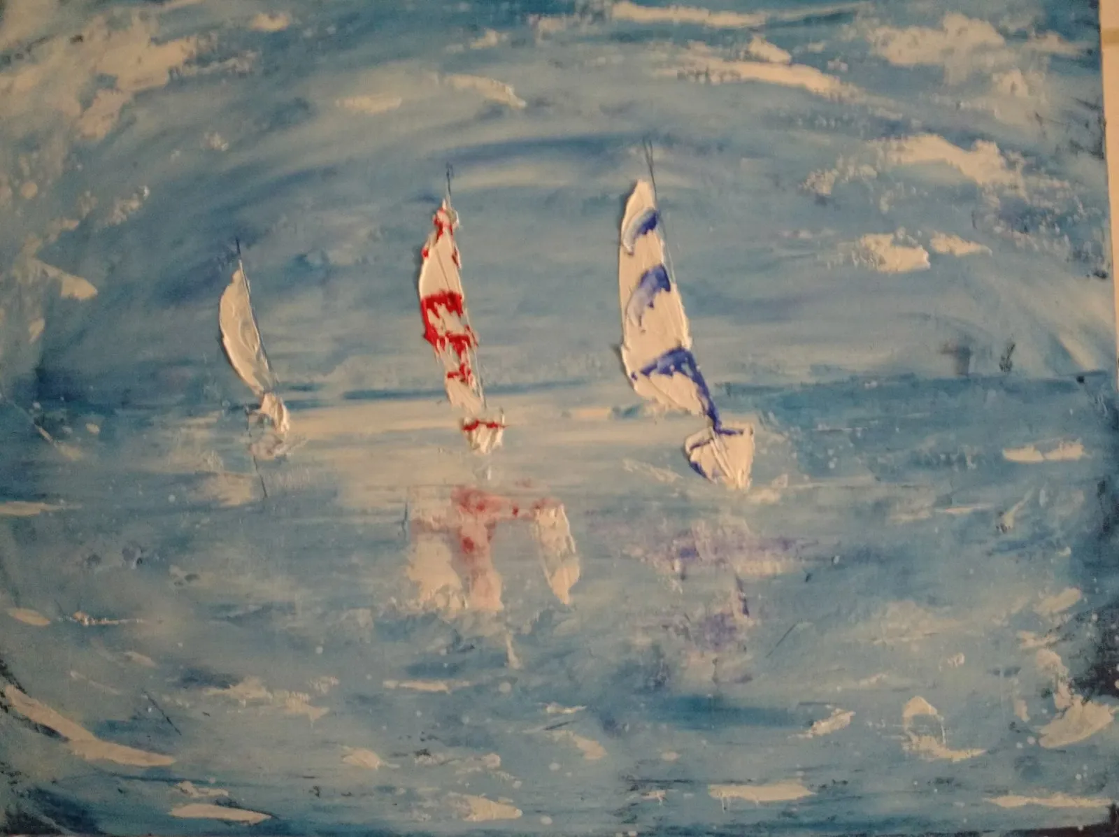 Régate, huile de Béhenne