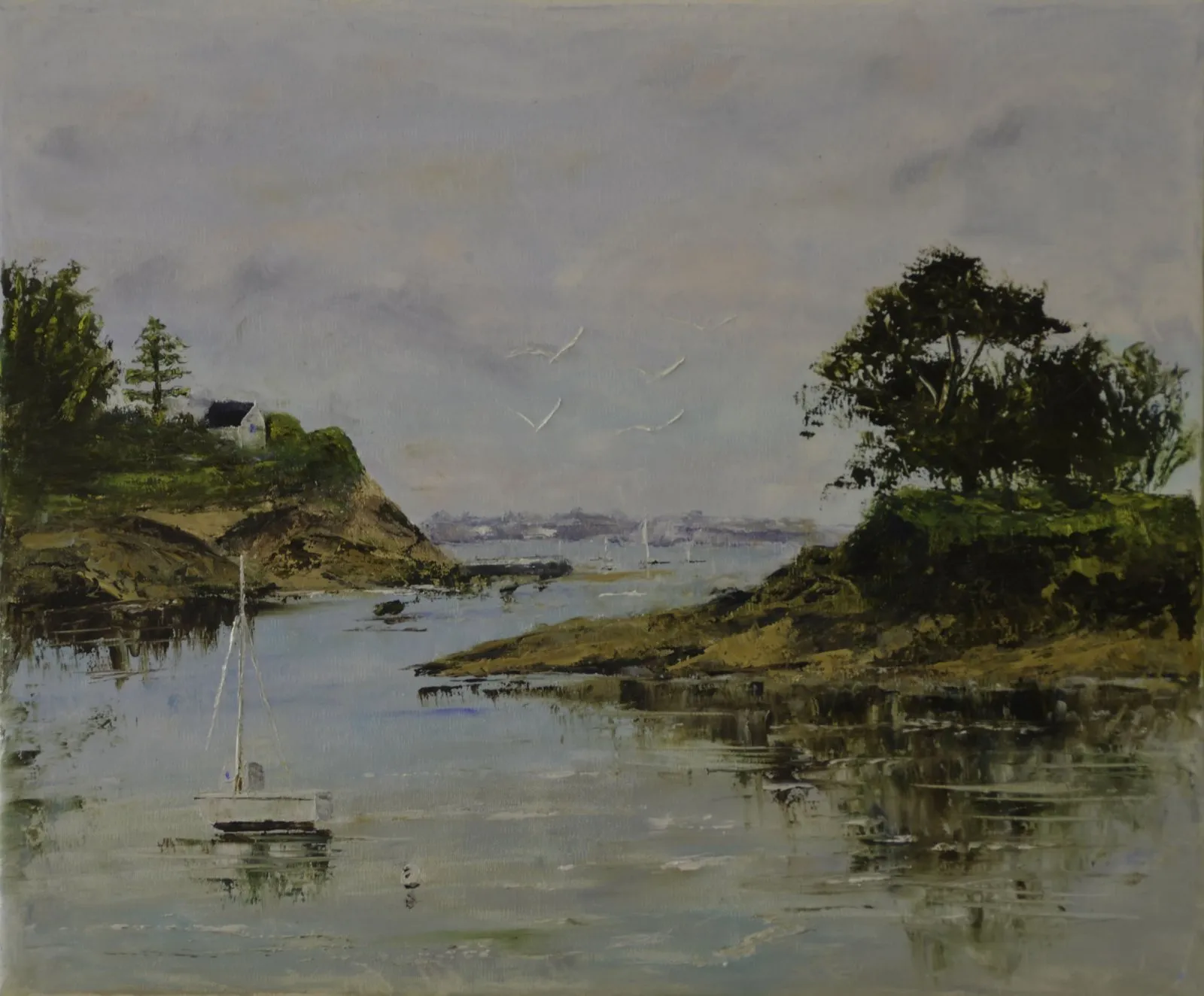 Saint briac (2), huile de Béhenne