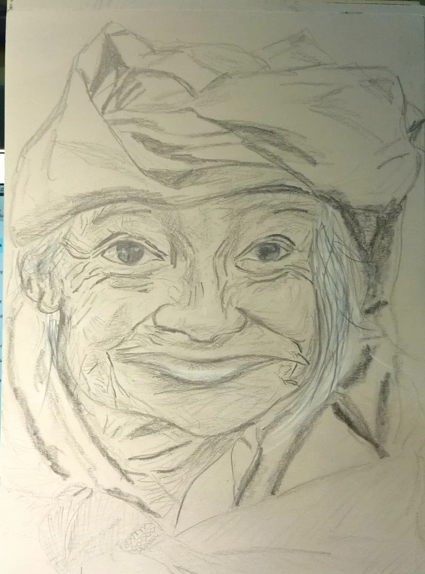 Une tronche, dessin de Béhenne