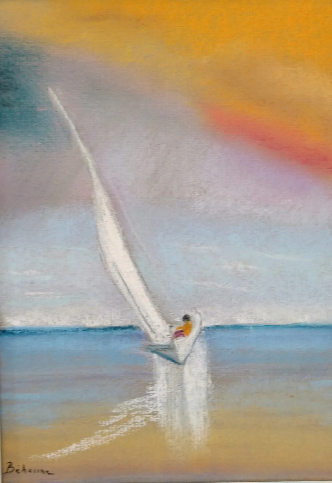 Voile, pastel de Béhenne