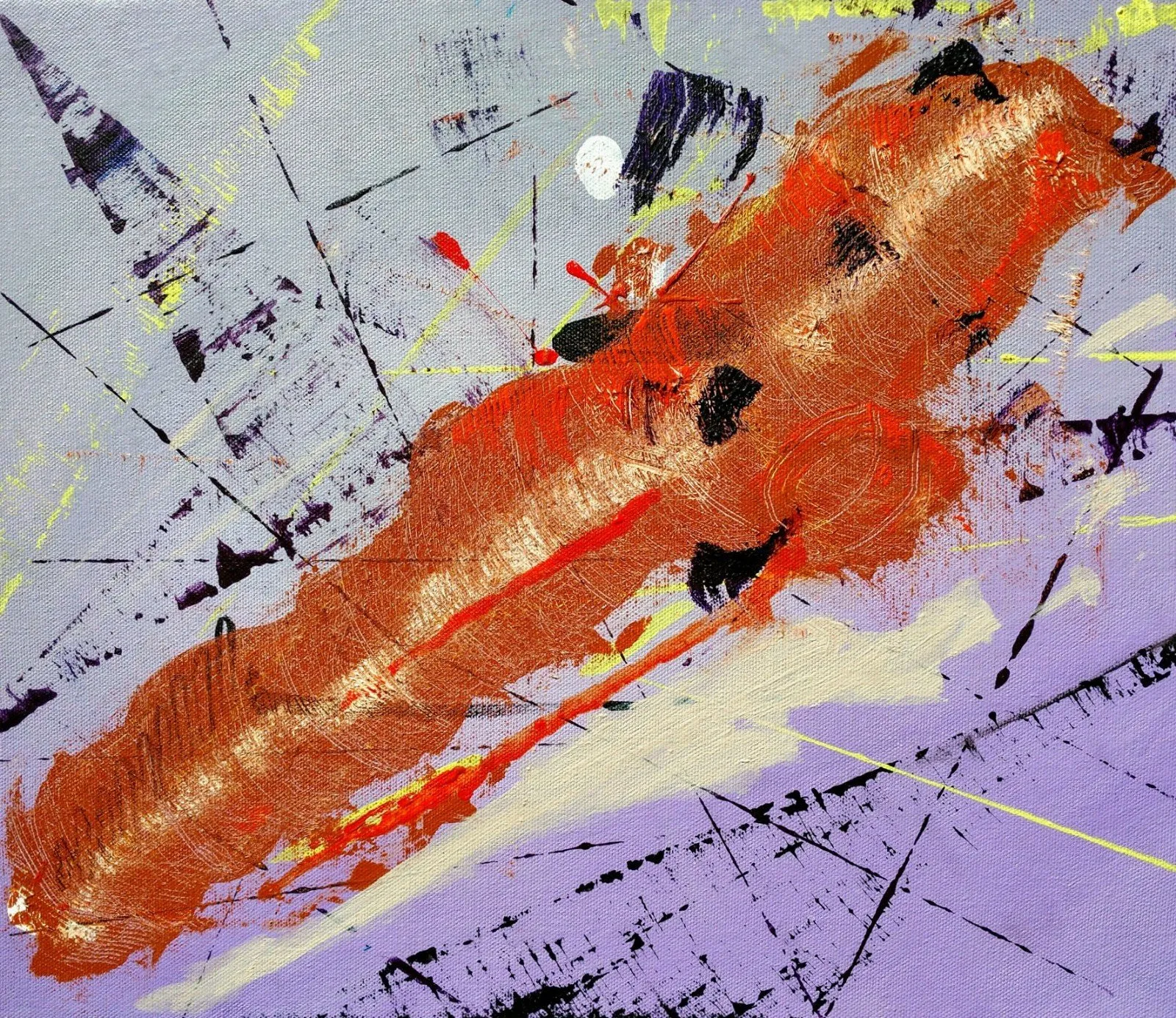 Vortex, acrylique de Béhenne